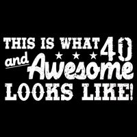 This Is What 40 And Awesome Looks Like Flatbill Hat