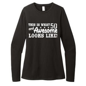 This Is What 50 And Awesome Looks Like  Womens CVC Long Sleeve Shirt