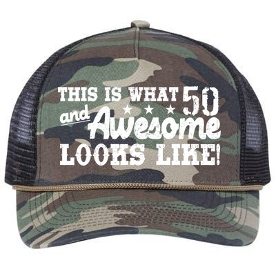 This Is What 50 And Awesome Looks Like  Retro Rope Trucker Hat Cap