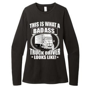 This Is What A Badass Truck Driver Looks Womens CVC Long Sleeve Shirt