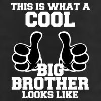 This Is What A Cool Big Bro Looks Like 7 Panel Mesh Trucker Snapback Hat
