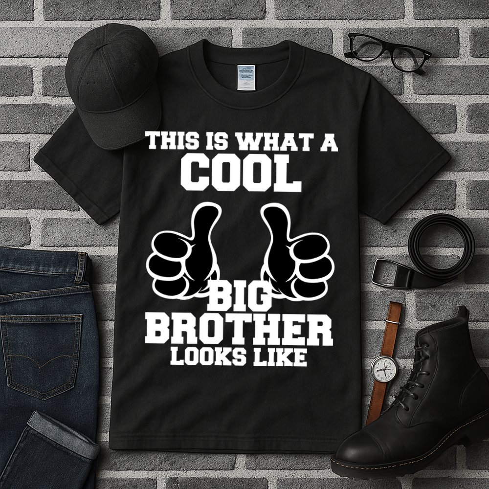 This Is What A Cool Big Bro Looks Like Tall T-Shirt