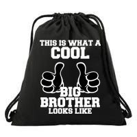 This Is What A Cool Big Bro Looks Like Drawstring Bag
