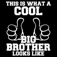This Is What A Cool Big Bro Looks Like Drawstring Bag
