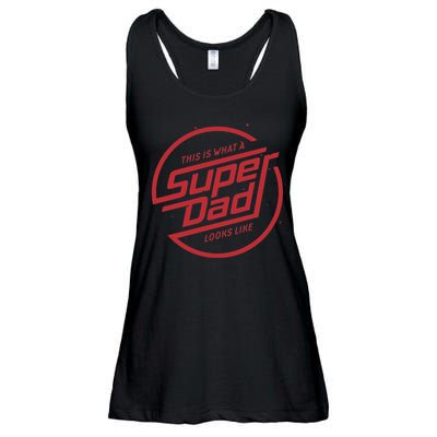 This Is What A Super Dad Looks Like Funny Ladies Essential Flowy Tank