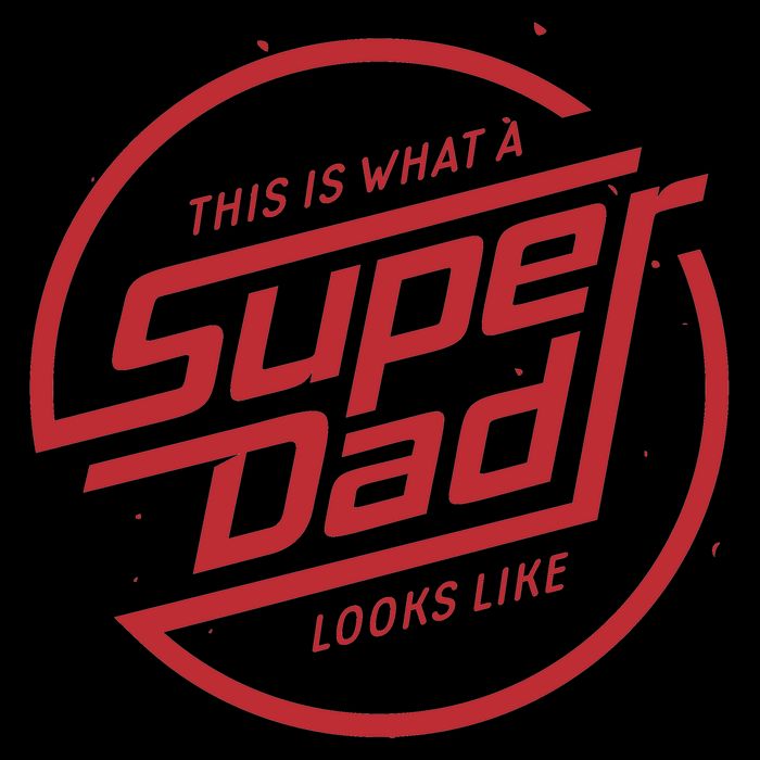 This Is What A Super Dad Looks Like Funny Flatbill Hat