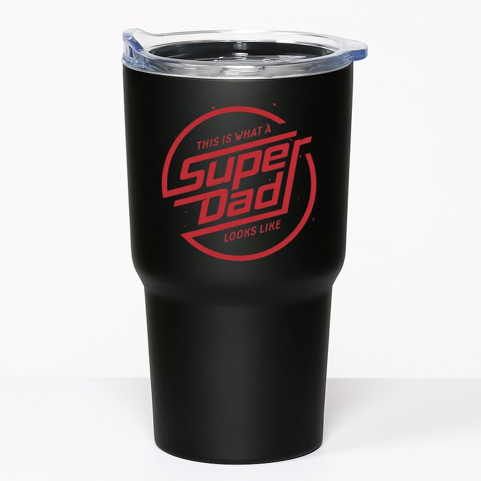 This Is What A Super Dad Looks Like Funny Tumbler