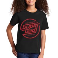 This Is What A Super Dad Looks Like Funny Kids T-Shirt