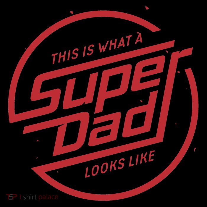 This Is What A Super Dad Looks Like Funny Kids T-Shirt