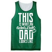 This Is What An Amazing Dad Looks like Mesh Reversible Basketball Jersey Tank