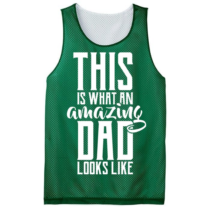 This Is What An Amazing Dad Looks like Mesh Reversible Basketball Jersey Tank