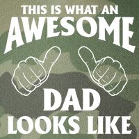 This is What an Awesome Dad Looks Like Legacy Tie Dye Trucker Hat