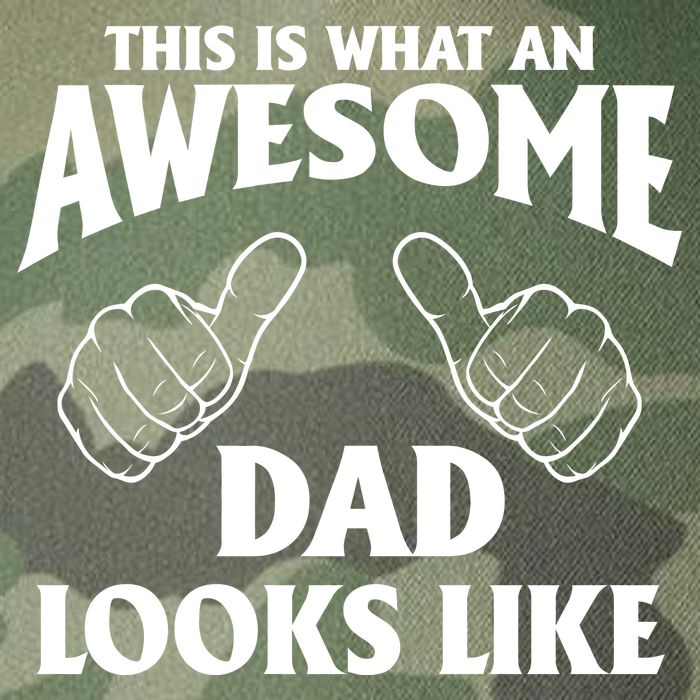 This is What an Awesome Dad Looks Like Legacy Tie Dye Trucker Hat