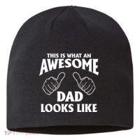 This is What an Awesome Dad Looks Like Sustainable Beanie