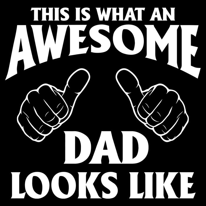 This is What an Awesome Dad Looks Like Short Acrylic Beanie