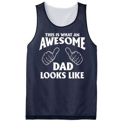 This is What an Awesome Dad Looks Like Mesh Reversible Basketball Jersey Tank