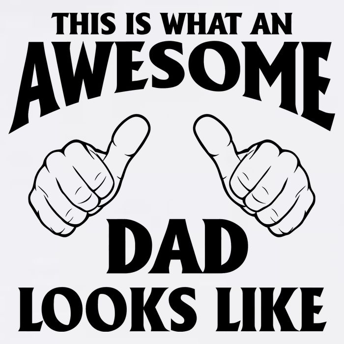 This is What an Awesome Dad Looks Like Garment-Dyed Sweatshirt