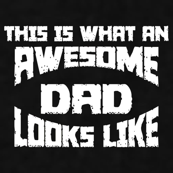 This Is What An Awesome Dad Looks Like Retro Ladies PosiCharge Tri-Blend Wicking Tank