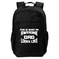 This Is What An Awesome Dad Looks Like Retro Backpack