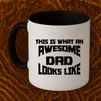 This Is What An Awesome Dad Looks Like Retro Mug
