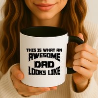 This Is What An Awesome Dad Looks Like Retro Mug