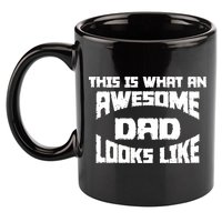 This Is What An Awesome Dad Looks Like Retro 11oz C Handle Ceramic Mug