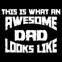 This Is What An Awesome Dad Looks Like Retro Ladies PosiCharge Competitor Racerback Tank
