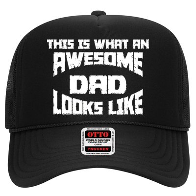 This Is What An Awesome Dad Looks Like Retro Trucker Hat