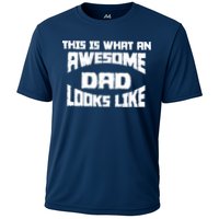 This Is What An Awesome Dad Looks Like Retro Performance Shirt
