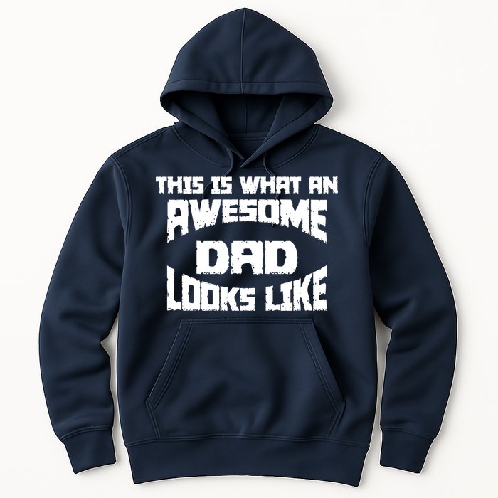 This Is What An Awesome Dad Looks Like Retro Hoodie