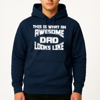 This Is What An Awesome Dad Looks Like Retro Hoodie