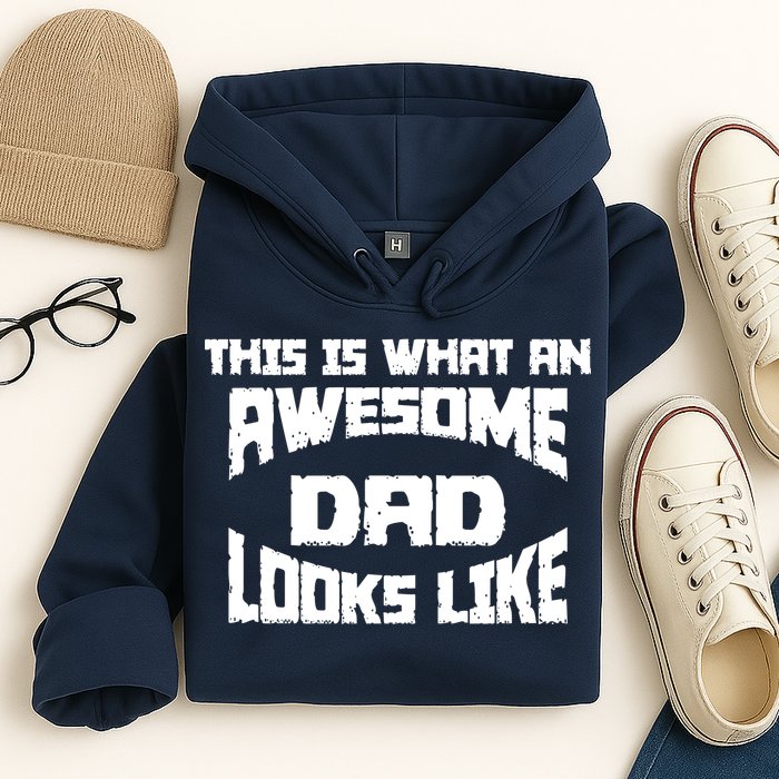 This Is What An Awesome Dad Looks Like Retro Hoodie