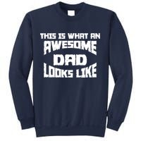 This Is What An Awesome Dad Looks Like Retro Sweatshirt