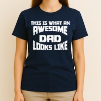 This Is What An Awesome Dad Looks Like Retro T-Shirt