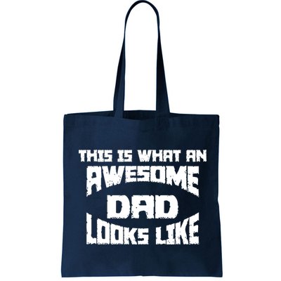 This Is What An Awesome Dad Looks Like Retro Bag