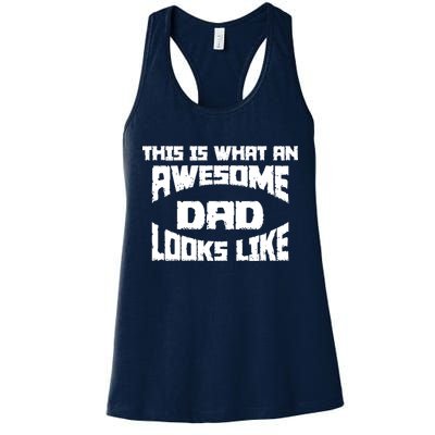 This Is What An Awesome Dad Looks Like Retro Womens Tank Top