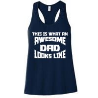 This Is What An Awesome Dad Looks Like Retro Womens Tank Top