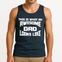 This Is What An Awesome Dad Looks Like Retro Tank Top