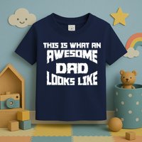 This Is What An Awesome Dad Looks Like Retro Toddler T-Shirt