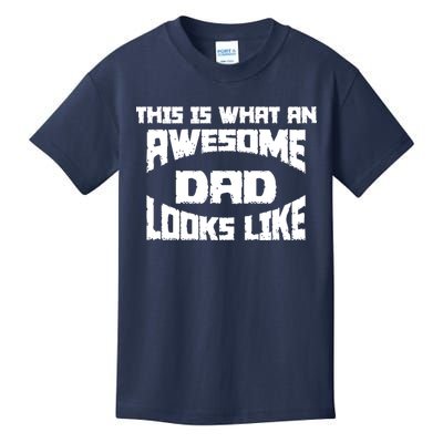 This Is What An Awesome Dad Looks Like Retro Kids T-Shirt