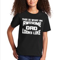 This Is What An Awesome Dad Looks Like Retro Kids T-Shirt