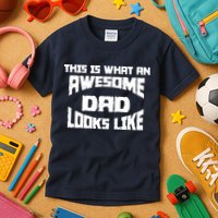 This Is What An Awesome Dad Looks Like Retro Kids T-Shirt