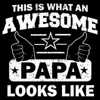 This Is What An Awesome Papa Looks Like 16 in Basic Backpack