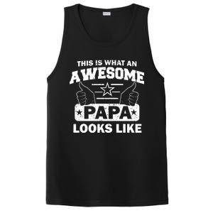 This Is What An Awesome Papa Looks Like PosiCharge Competitor Tank