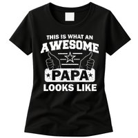 This Is What An Awesome Papa Looks Like Womens T-Shirt