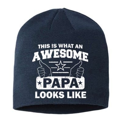 This Is What An Awesome Papa Looks Like Sustainable Beanie