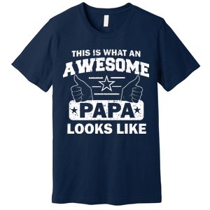 This Is What An Awesome Papa Looks Like Premium T-Shirt