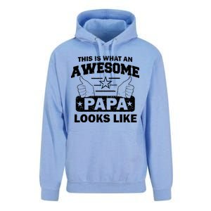 This Is What An Awesome Papa Looks Like Unisex Surf Hoodie