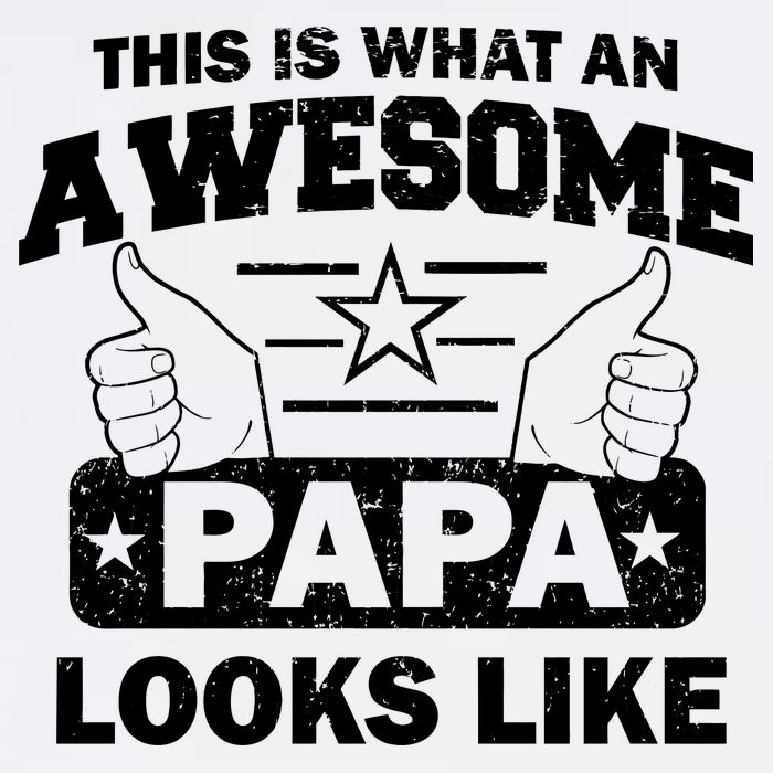 This Is What An Awesome Papa Looks Like Garment-Dyed Sweatshirt