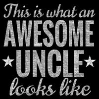 This Is What An Awesome Uncle Looks Like Drawstring Bag